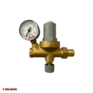 شیر فشار شکن با مانومتر پینتوسی 1/2 اینچ ایتالیا PINTOSSI
