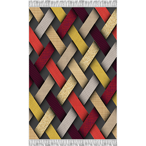 فرش فانتزی طرح بافتنی کد IFF.412.03