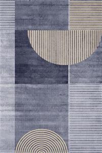 فرش فانتزی طرح نیم دایره کد  FAG2.308.02