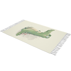 فرش کودک طرح تمساح بازیگوش کد IFB.811.17 A