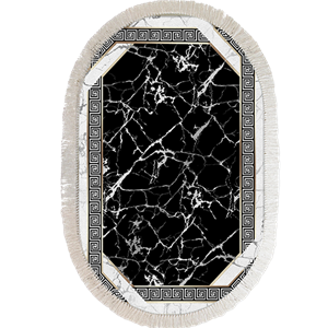 فرش بیضی طرح گرانیت ورساچه کد IFO.911.04