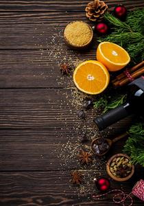 فرش آشپزخانه طرح چوب و پرتقال کد AHC-888-1