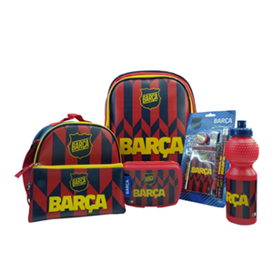 ست 12 در 1 کوله پشتی 40 سانتی بارسلونا مدل Rainbow Max - Backpack - Promotion Items 12 in 1 - FC Barcelona