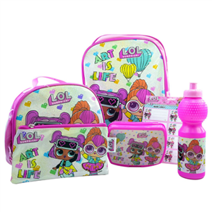 ست 6 در 1 کوله پشتی 40 سانتی Art is Life مدل Rainbow Max - Backpack - Promotion Items 6 in 1 - Art is Life