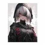 تابلو شاسی نورو استور طرح انیمه نایر اوتوماتا Nier Automata Ai مدل NV1258