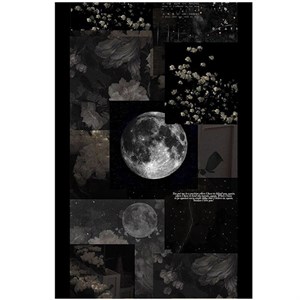 پوستر مدل فانتزی Fantasy picture طرح ماه Moon کد 961