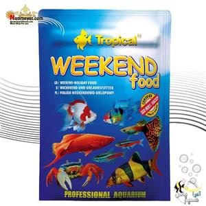 غذای خشک ماهی تروپیکال مدل Weekend Food وزن 20 گرم