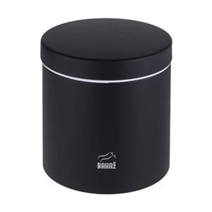 بانکه بهازکالا مدل قوطی حبوبات مشکی درب فلزی بهازکالا کد 16011072