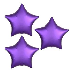 بادکنک فویلی مدل ستاره مجموعه 3 عددی