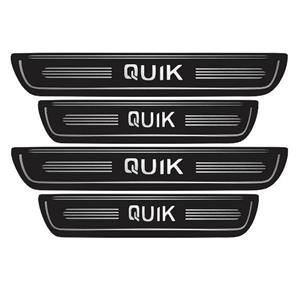 پارکابی خودرو آداک مدل  چرم کد PQuik مناسب برای کوئیک مجموعه 4 عددی