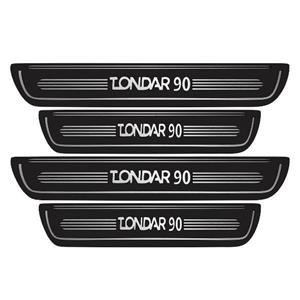 پارکابی خودرو آداک مدل  چرم کد Pl90 مناسب برای ال90 مجموعه 4 عددی