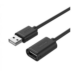 مبدل USB به USB یونیتک مدل Y-C447GBK طول 0.5 متر کابل افزایش طول USB یونیتک مدل Y-C447 طول 0.5 متر