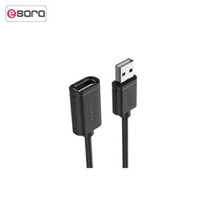 کابل افزایش طول USB یونیتک مدل Y-C447 طول 0.5 متر مبدل USB به USB یونیتک مدل Y-C447GBK طول 0.5 متر