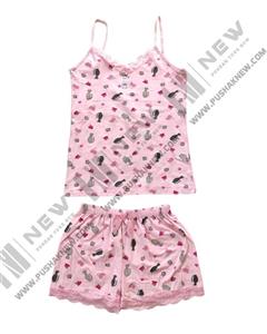 تاپ شورت زنانه طرح گربه هونکس