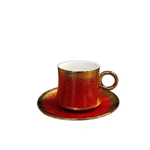 ست فنجان و نعلبکی 12 پارچه مدل خمره ای
