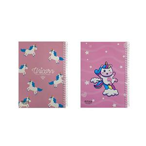 دفتر مشق 80 برگ پیتیکو مدل یونیکورن به همراه دفتر مشق 40 برگ