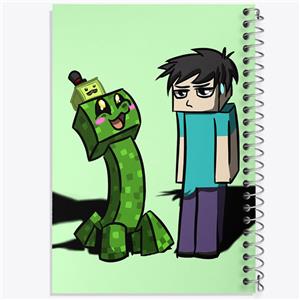 دفتر نقاشی 50 برگ خندالو طرح بازی ماینکرافت (Minecraft) کد 37009