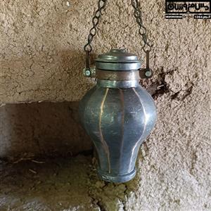 روغن دان مسی آنتیک دستساز مدل سبو