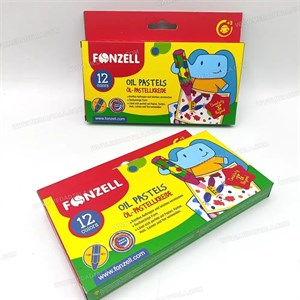 پاستل روغنی 12 رنگ فونزل مدل kids