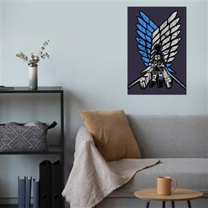 پوستر گوفی مدل پرچم اسکات ها انیمه اتک آن تایتان طرح AOT Attack on Titan Anime کد SCOUT56