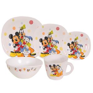 سرویس غداخوری کودک مدل میکی موس مجموعه 5 عددی