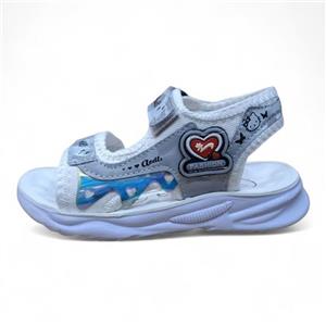 صندل دخترانه مدل رکابدار قلبی کد 7504