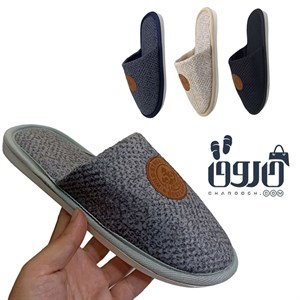 دمپایی حوله ای نیکتا مدل جلوبسته 23-10000 کد 1466-GY