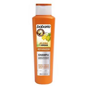 شامپو تقویت کننده مو باباریا مدل Jojoba argan حجم 400 میلی لیتر