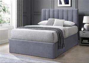 تختخواب باکس هتلی جکدار سایز 90 تکنفره به همراه تاج طرح عمودی