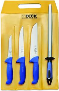 ست 4 عددی چاقوها و مصقل قصابی کشتارگاهی اف دیک 8.2555.00 fdick ergogrip set 4 pieces