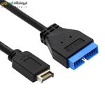 کابل تبدیل USB 3.1 Type-E به USB3.0 20Pin کامپیوتر مدل USB 3.1 Type E to USB 3.0 20Pin Front Panel Extension Cable