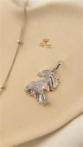 پلاک سر اسب نقره ای از برند ژوپینگ بدون زنجیر(کدN68)