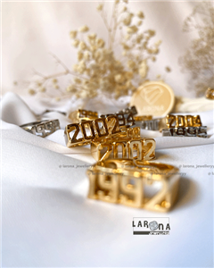 انگشتر سال میلادی فری سایز مراقبتی(کدR50)