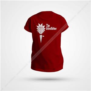 تیشرت ریک و مورتی طرح GodFather کد 329