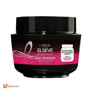 ماسک مو تقویت کننده حاوی بیوتن و آرجنین لورآل مدل Komple Direnc حجم ۳۰۰ میل