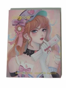 پالت سایه چشم و آرایش صورت آی گود کو | ۶۸ رنگ کیف مخملی