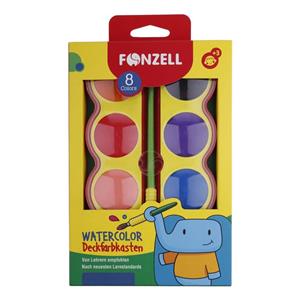 آبرنگ 8 رنگ فونزل مدل school