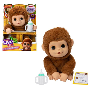 منگو میمون کوچولوی رباتیک مدل Moose Little Live Pets My Baby Monkey Mango 