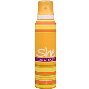 اسپری زنانه شی مدل Crazy حجم 150 میلی لیتر She Crazy For Women 150ml Spray