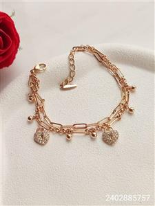 دستبند زنانه مارک ژوپینگ طرح جدید به همراه قفل آویزی کد 1216407