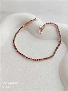 دستبند زنانه طرح نگین های رنگی مارک ژوپینگ کیفیت عالی کد 1216465