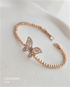 دستبند زنانه مارک ژوپینگ طرح پروانه کیفیت عالی رنگ ثابت کد 1216470