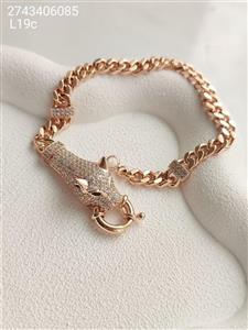 دستبند زنانه نگین دار طرح اژدها مارک ژوپینگ رنگ ثابت آبکاری طلا ضدحساسیت کیفیت عالی کد 1216340