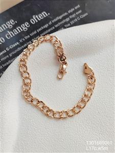 دستبند زنانه زنجیری جدید مارک ژوپینگ ضد حساسیت رنگ ثابت آبکاری طلا با کیفیت کد 1216323