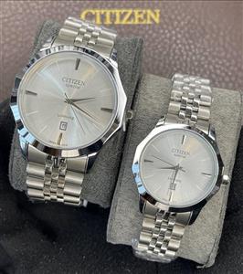 ست ساعت زنانه و مردانه سیتیزن اسپشیال کیفیت عالی رنگ ثابت موتور ژاپن کد 2115954