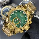 ساعت مردانه اینویکتا زئوس(INVICTA ZEUS)  سه موتور فعال کیفیت عالی موتور ژاپن صفحه سبز کد 1920039