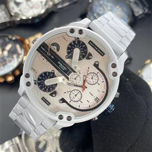 ساعت مردانه دیزل هفت موتوره موتور ژاپن بند فلزی ضد حساسیت رنگ ثابت شیشه ضد خش مقاوم در برابر آب کد 1919949