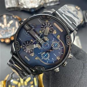 ساعت مردانه دیزل هفت موتوره موتور ژاپن بند فلزی ضد حساسیت رنگ ثابت صفحه آبی شیشه ضد خش مقاوم در برابر آب کد 1919942