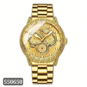 ساعت مردانه فلزی مارک binbond دراگون تقویم دار رنگ ثابت با کیفیت کد 1919175