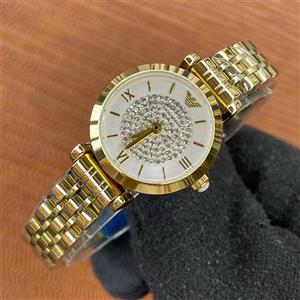 ساعت زنانه امپریو آرمانی کیفیت عالی ساخت ژاپن بند استیل ضدزنگ و رنگ ثابت  کد 1920276